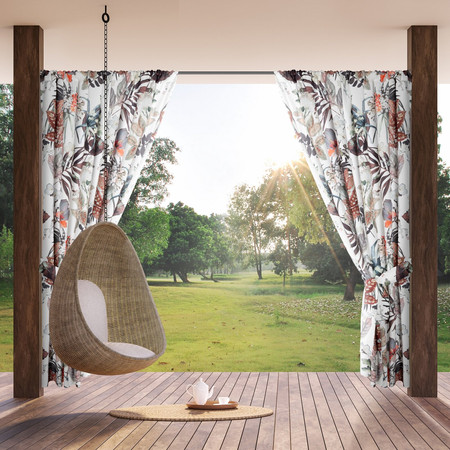 Zasłona gotowa Garden 21 na Taśmie 155 x 200 cm, Biały