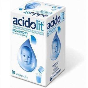 ACIDOLIT bezsmakowy dla niemowląt 10 saszetek - Nabea.pl