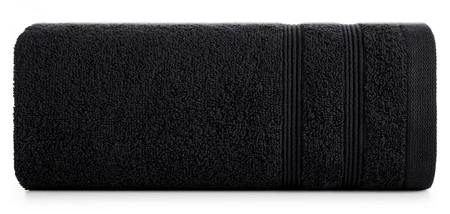 Ręcznik Aline (03), 70 x 140 cm, Czarny