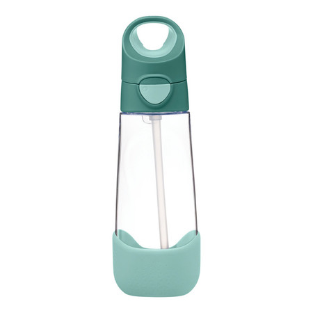 Butelka na wodę tritanowa ze słomką 600ml Emerald Forest b.box