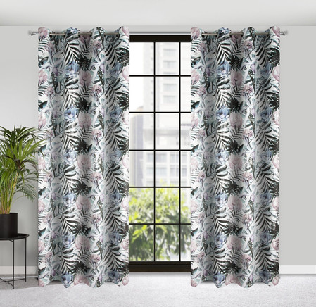 ZASŁONA GOTOWA MALIBU 140 X 250 CM BIAŁY