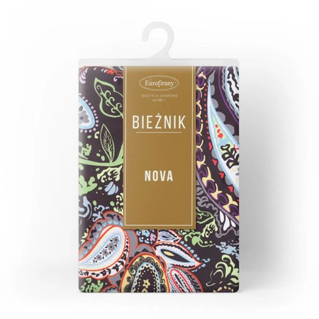 Obrus Adina 35 x 180 cm, Czarny