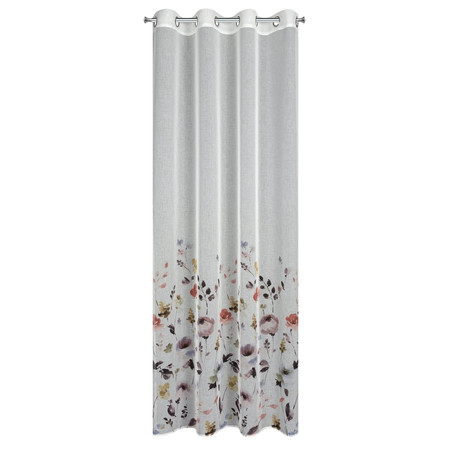 ZASŁONA GOTOWA D91 LAVIN 140 X 250 CM BIAŁY