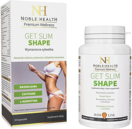 Noble Health Get Slim Shape na smukłą sylwetkę 30 kaps.