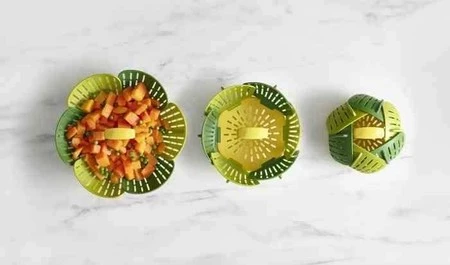 JJ - Koszyk do gotowania na parze, zielony, Bloom