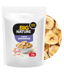 Chipsy bananowe 1kg Duża Paka