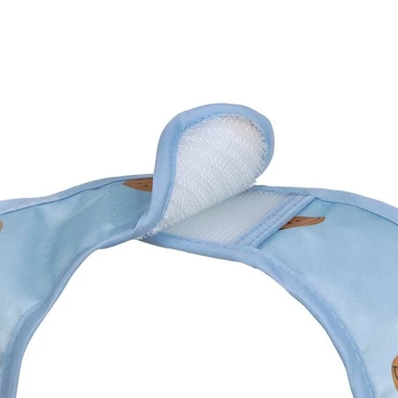 Lassig Zestaw śliniaków wodoodpornych 6m+ Happy Rascals Smile sky blue