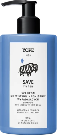 Yope Men - Save My Hair Szampon do włosów nadmiernie wypadajacych 300ml