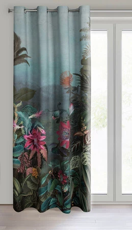 ZASŁONA GOTOWA ALINE 140 X 250 CM CIEMNOZIELONY