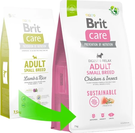 BRIT Care Dog Sustainable Adult Small Chicken Insect 3kg