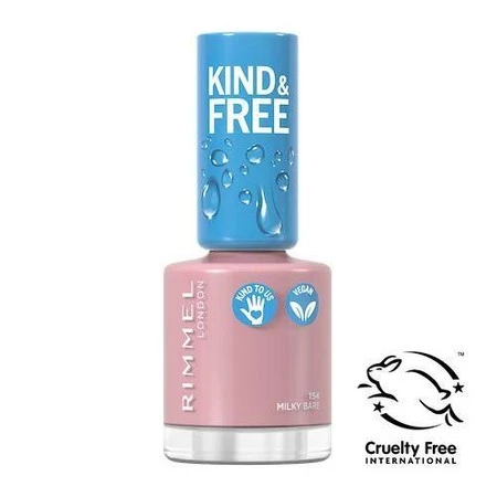 Kind & Free wegański lakier do paznokci 154 Milky Bare 8ml