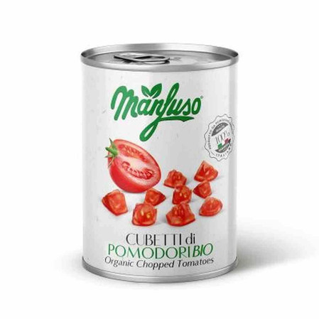  Manfuso − Pomidory w kawałkach BIO − 400 g