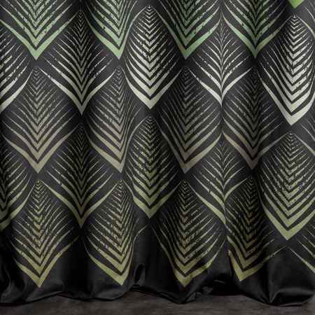 ZASŁONA GOTOWA ANGELINA 140 X 250 CM CZARNY