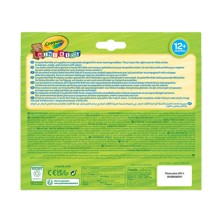 Flamastry zmywalne 12kol. Mini Kids 8325 Crayola