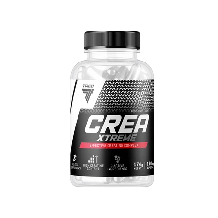 Trec Crea Xtreme Kreatyna w 4 formach - 120 kaps.