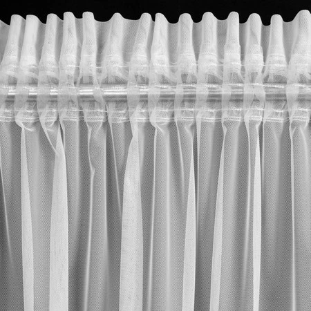 FIRANA GOTOWA AMY NA TAŚMIE 300 X 150 CM BIAŁY