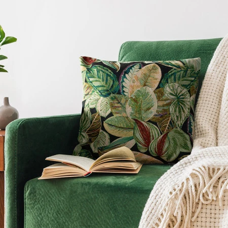 Poszewka Gobelin 08 45 x 45 cm, Zielony