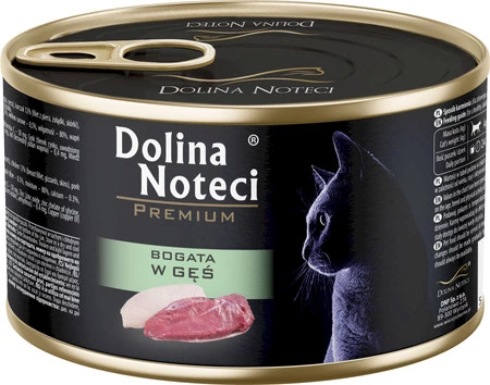 DOLINA NOTECI PREMIUM Kot Gęś 185g