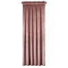 ZASŁONA GOTOWA D91 ROSA NA TAŚMIE 135 X 300 CM CIEMNORÓŻOWY
