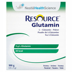 Resource Glutamin Dieta cząstkowa w proszku smak neutralny 20 x 5 g