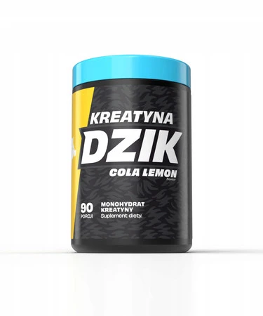 DZIK KREATYNA monohydrat kreatyny 369g smak COLA LEMON