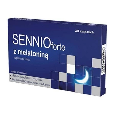 Vitadiet Sennio Forte Z Melatoniną 30 Kaps.