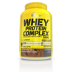 Olimp Whey Protein Complex 100% odżywka białkowa izolat i koncentrat 1,8 kg smak czekolada