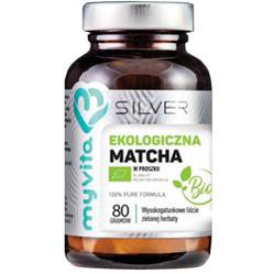Myvita Silver Ekologiczna Matcha Proszek Bio 80 G
