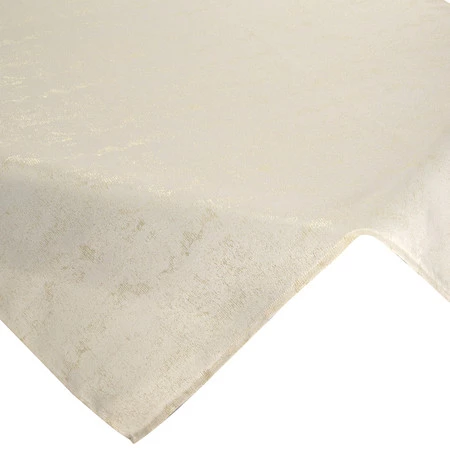OBRUS SPARKLE 85 X 85 CM KREMOWY