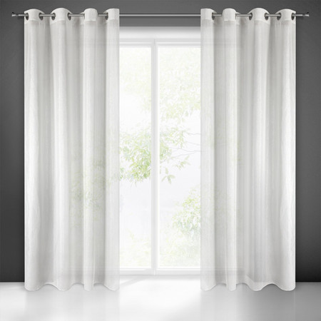FIRANA GOTOWA ELICIA 140 X 250 CM BIAŁY