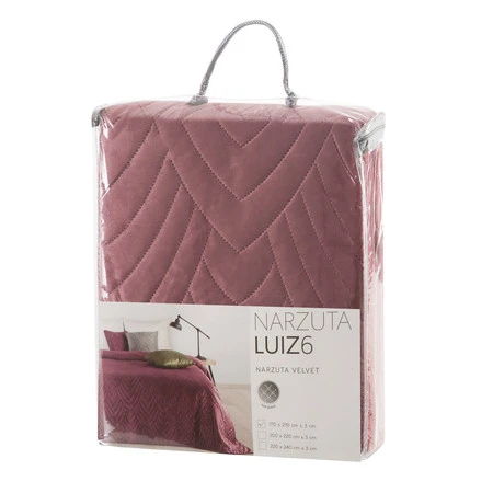 Narzuta 220 x 240 cm SI/N/LUIZ/6/RÓŻ