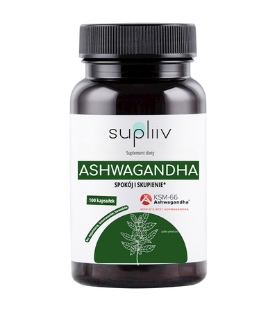 SUPLIIV Ashwagandha KSM-66 100 kaps.