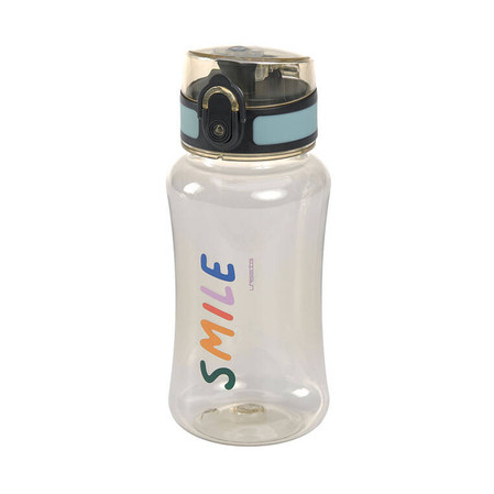 Lassig Zestaw na lunch Lunchbox + Tritanowa butelka - bidon 460 ml Little Gang Smile milky/ocean green