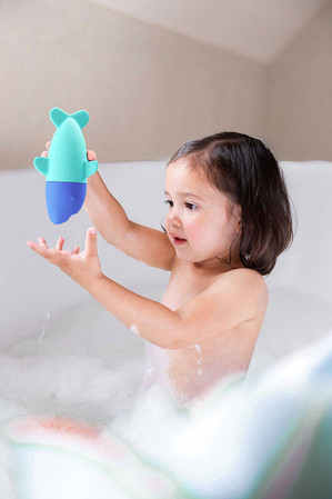 QUUT Silikonowa zabawka do kąpieli Squeezi Shark