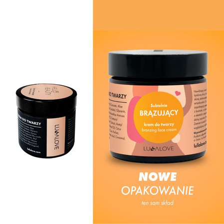 LullaLove, Krem do twarzy z efektem subtelnie brązującym, 60 ml