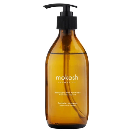 Nawilżający żel do mycia ciała Czereśnia z bursztynem 300ml