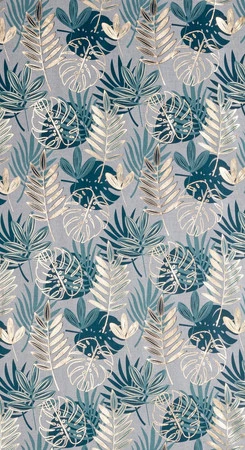 ZASŁONA GOTOWA KERI 140 X 250 CM TURKUSOWY