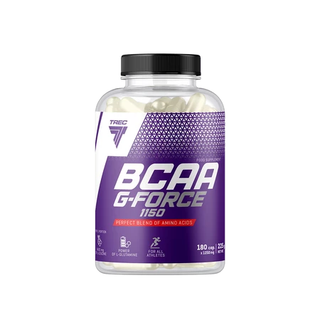 Trec BCAA G-FORCE 1150 Aminokwasy z Glutaminą 180 kaps.