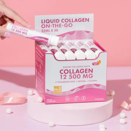 Swedish nutra Marine Collagen 12 500 mg kolagen do picia Shots 25 ml x 30