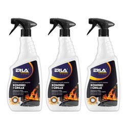 Zestaw: 3x Erla Home Kominiki I Grille 750ml