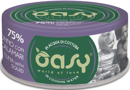 OASY Cat More Love Tuna Squid Tuńczyk Kalmar 70g