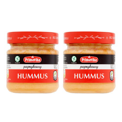 Zestaw: 2x PRIMAVIKA Hummus paprykowy 160g