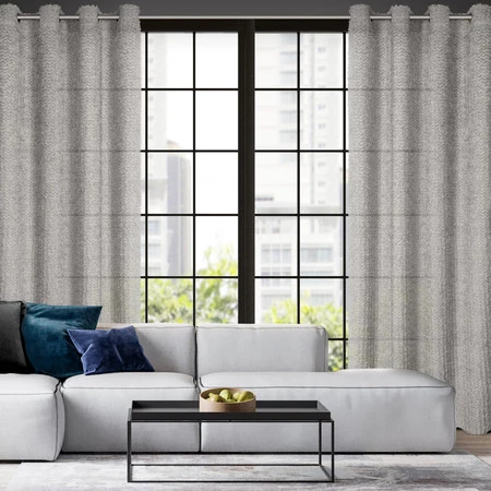 ZASŁONA GOTOWA TIFFANY 135 X 250 CM SREBRNY