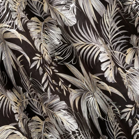 ZASŁONA GOTOWA RODOS NA TAŚMIE 140 X 270 CM CZARNY