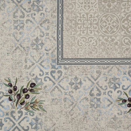 Obrus gobelinowy szerokość: 140 cm, długość: 180 cm, kolor: naturalny