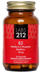 Labs212 B2 Riboflavin 5'-Phosphate + Riboflavin 60 kaps.