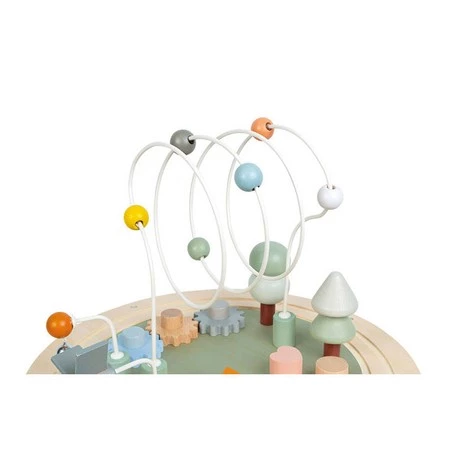 Janod Wielofunkcyjny stolik edukacyjny drewniany z regulacją wysokości Sweet Cocoon