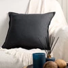 Poszewka dekoracyjna czarna LUNA 45X45 