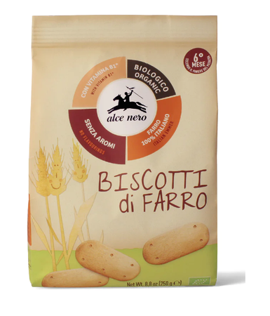 ALCE NERO CIASTKA Z PŁASKURKI Z WITAMINĄ B1 BIO 250 g