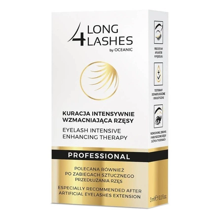 Long4Lashes − Eyelash Intensive Enhancing Therapy, kuracja intensywnie wzmacniająca rzęsy − 3 ml
